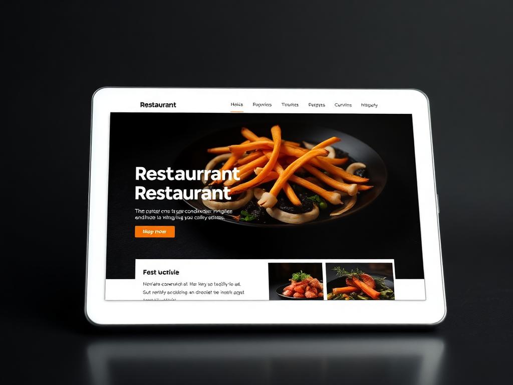 Restaurant Website — Restaurant project by Irqsa Edge